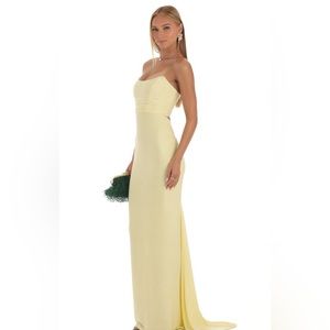 NWT Lucy in the Sky Macey Corset Strapless Dress